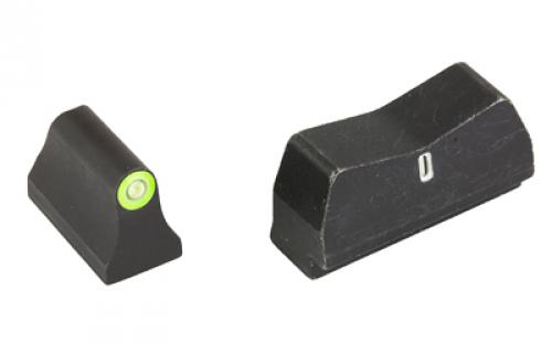 XS Sights DXT2 Night Sight, Suppressor Height, Green Dot, Fits Glock 17, 19, 22, 23, 24, 26, 27, 31, 32, 33, 34, 35, 36, Taurus G3c, GX4, G3, Walther PDP GL-0015P-6G