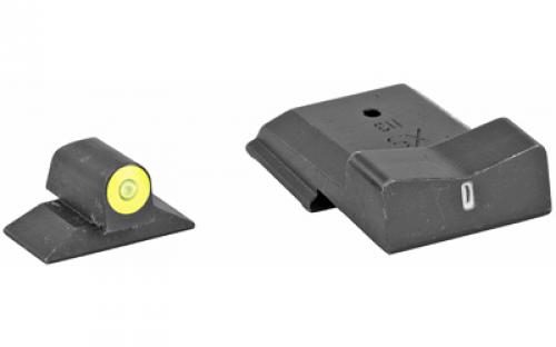 XS Sights DXT2 Big Dot, Tritium Night Sights, Yellow Front and Black Rear, Fits H&K P30, HK45, HK45C, and VP9 HK-0019S-5Y