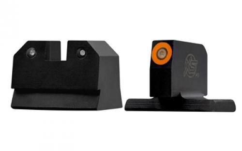 XS Sights R3D Night Sight, Suppressor Height, Orange Dot, Fits HK VP9 HK-R022P-6N