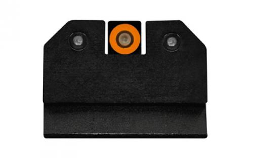 XS Sights R3D Night Sight, Suppressor Height, Orange Dot, Fits HK VP9 HK-R022P-6N