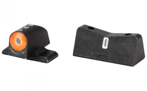 XS Sights DXT2 Big Dot Tritium Front, White Stripe Express Rear, Fits Sig Sauer Models: P225, P226, P229, P320, Springfield XD, XDm, XDs, Green with Orange Outline SI-0013S-5N