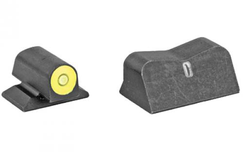 XS Sights DXT2 Big Dot, Tritium Night Sights, Yellow Front and Black Rear, Fits S&W Bodyguard .380 SW-0036P-5Y