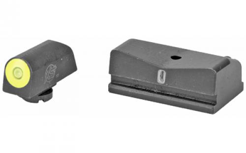XS Sights DXT2 Big Dot, Tritium Night Sights, Yellow Front and Black Rear, Fits Walther CCP, PPS, PPS M2 9 & 40 WT-0006S-5Y