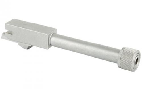 Advantage Arms Threaded barrel with Adapter, 22LR Conversion Barrel, Fits Glock 19/23, All Generations, Silver AAXTB1923