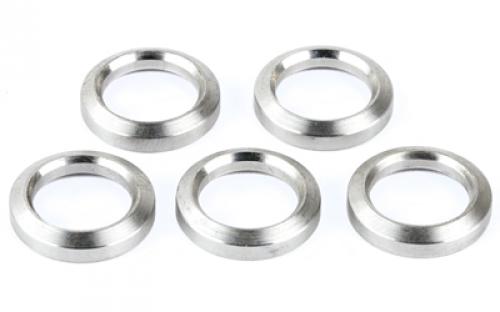 ATI Outdoors AR-15 Crush Washer 5 Pack, Fits Over 1/2-28 Threads, Stainless Steel Finish A.5.10.2254