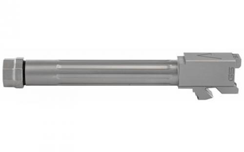 Agency Arms Mid Line Barrel, 9MM, Stainless Finish, Threaded And Fluted, Fits Glock 17 Gen 5 MLG17G5T-FSS