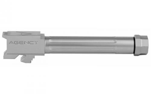 Agency Arms Mid Line Barrel, 9MM, Stainless Finish, Threaded And Fluted, Fits Glock 19 Gen 5 MLG19G5T-FSS