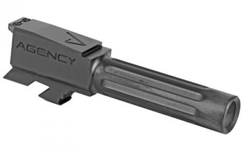 Agency Arms Mid Line Barrel, 9MM, Black Nitride Finish, Fluted, Fits Glock 43 MLG43FDLC