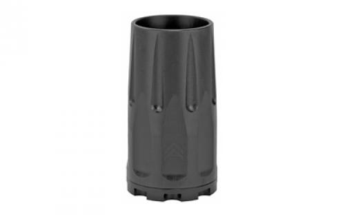 Angstadt Arms Blastwave, Blast Diverter, 9MM, 3 Lug Attachment, 2.5 Length, 1.33 Diameter, 6.5oz Weight, Nitride Finish, Black AA093LBC01