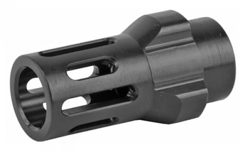 Angstadt Arms Flash Hider, 3 Lug, 9MM, 1/2x28 Threads, 1.42" Length, Nitride Finish, Black Color ANGAA093LHB28
