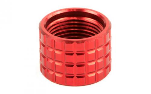 Backup Tactical Frag, Pistol Thread Protector, Red Finish, 1/2 x 28 RH FRAG-RED
