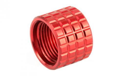 Backup Tactical Frag, Pistol Thread Protector, Red Finish, 1/2 x 28 RH FRAG-RED