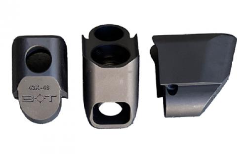 Backup Tactical Compensator, 9MM, For GLOCK 43X/48, Threaded 1/2X28, Black G43XG48COMP-BLK