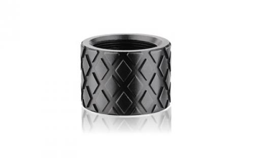 Backup Tactical Hash Marks, Pistol Thread Protector, Black Finish, 1/2 x 28 RH HASH-BLK