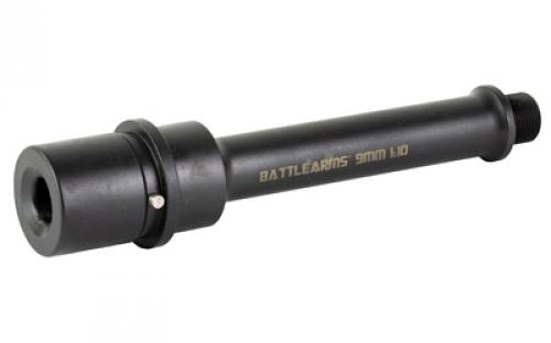 Battle Arms Development Lightweight, 9MM, 5.25" Barrel, 1/2x36 Threaded, Nitride Finish, Black, Fits AR Rifles A-BBL5.25T9MM1-10BN