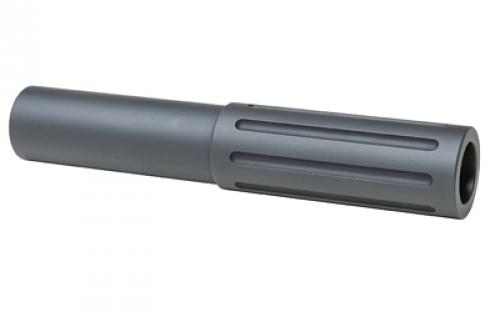 Battle Arms Development Faux Suppressor, Blast Diverter, 223 Remington/556NATO, Anodized Finish, Black, 1/2x28 Threaded BAD-FLASHCAN