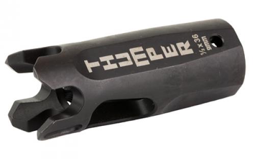 Battle Arms Development Thumper, Compensator, 9MM, Nitride Finish, Black, 1/2x36 Threaded BAD-THUMPER-9MM-BN