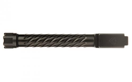 Ballistic Advantage Premium Series, 9MM, 5 Threaded Barrel, 1/2x28, Spiral Fluting, For Glock 17 Gen 5, QPQ Corrosion Resistant, Black BAPSG175T3Q