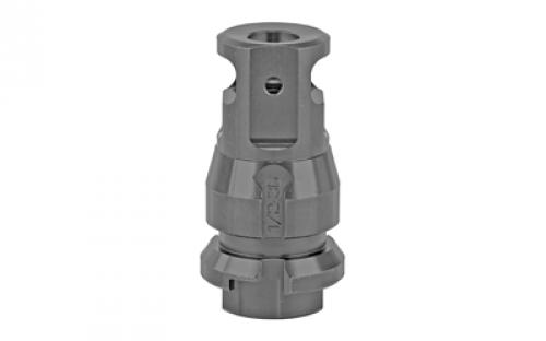 Dead Air Armament Key Mount, Muzzle Brake, Black, 1/2X36 Threads, .38 Bore DA110