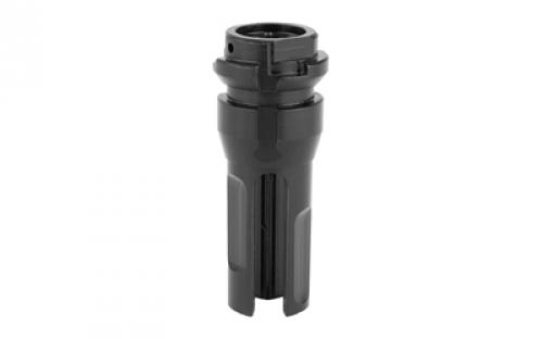 Dead Air Armament Key Mount Flash Hider, M15x1, Black Finish DA304
