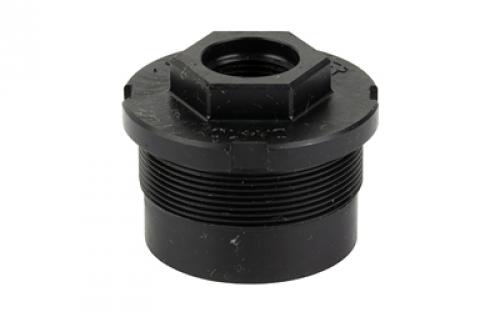 Dead Air Armament Ghost Fixed Mount, 1/2 x 28 RH, Black Finish DA410