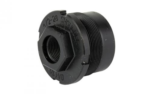 Dead Air Armament Ghost Fixed Mount, 1/2 x 28 RH, Black Finish DA410