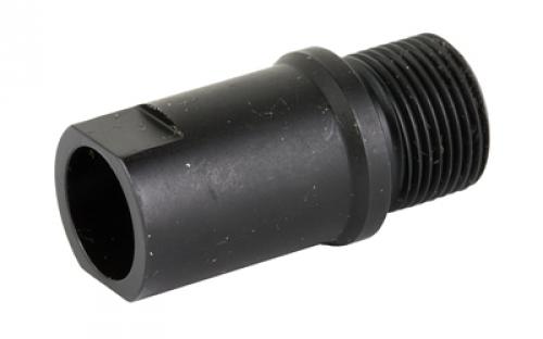 Dead Air Armament Thread Adapter, 1/2 x 28 RH, Fits GSG 1911, Black Finish DA421