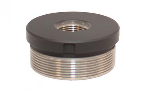 Energetic Armament Direct Thread Adapter, 1/2-28 Direct Threads, 1.375x24 Suppressor Threads, Titanium, Cerakote Finish, Black EA22