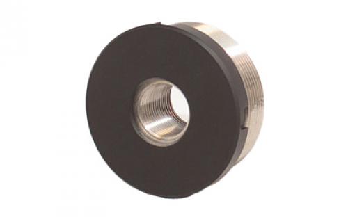 Energetic Armament Direct Thread Adapter, 1/2-28 Direct Threads, 1.375x24 Suppressor Threads, Titanium, Cerakote Finish, Black EA22