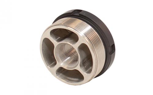 Energetic Armament Direct Thread Adapter, 5/8-24 Direct Threads, 1.375x24 Suppressor Threads, Stainless Steel, Cerakote Finish, Black EA27