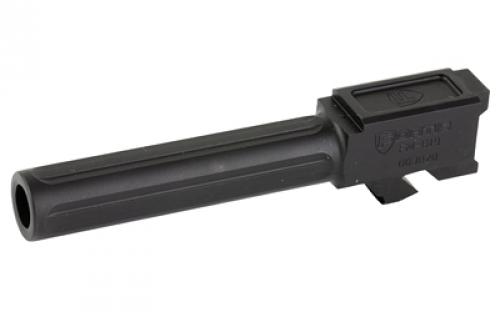 Fortis Manufacturing, Inc. Match Grade Barrel, For Glock, 9MM, 4, Fits Glock 19 Gen 1-5 and 19X, Black Nitride Finish FM-G19-BLK