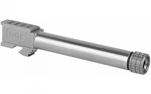 Grey Ghost Precision GGP-17, Match Grade Barrel, Threaded, Fits Glock 17 Gen3-4, 9MM, 416R Stainless Steel, Non-Coated BARREL-G17-T-NC