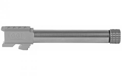Grey Ghost Precision GGP-17, Match Grade Barrel, Threaded, Fits Glock 17 Gen3-4, 9MM, 416R Stainless Steel, Non-Coated BARREL-G17-T-NC