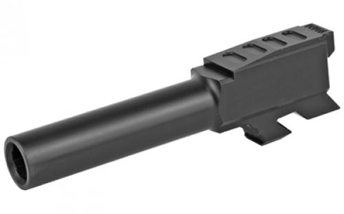 Grey Ghost Precision Match Grade Barrel, 9MM, Black Nitride Finish, Fits Glock 43 Barrel-G43-NT-BN
