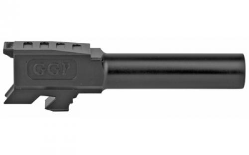 Grey Ghost Precision Match Grade Barrel, 9MM, Black Nitride Finish, Fits Glock 43 Barrel-G43-NT-BN