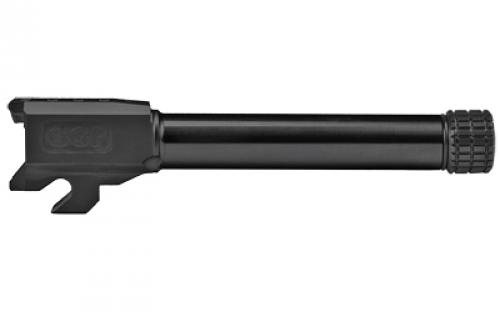 Grey Ghost Precision GGP320 Compact, Match Grade Barrel, Fits Sig Sauer P320 Compact, 9MM, Threaded, 1/2 x 28 RH, 416R Stainless Steel, Black Nitride Finish BARREL-P320C-T-BN