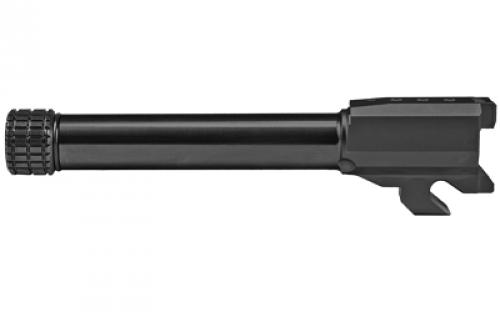 Grey Ghost Precision GGP320 Compact, Match Grade Barrel, Fits Sig Sauer P320 Compact, 9MM, Threaded, 1/2 x 28 RH, 416R Stainless Steel, Black Nitride Finish BARREL-P320C-T-BN