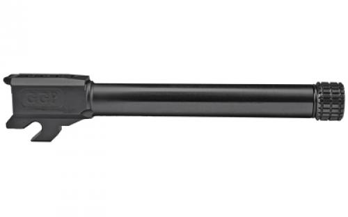 Grey Ghost Precision GGP320 Full Size, Match Grade Barrel, Fits Sig Sauer P320 Full Size, 9MM, Threaded, 1/2 x 28 RH, 416R Stainless Steel, Black Nitride Finish BARREL-P320F-T-BN