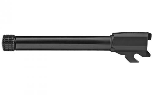 Grey Ghost Precision GGP320 Full Size, Match Grade Barrel, Fits Sig Sauer P320 Full Size, 9MM, Threaded, 1/2 x 28 RH, 416R Stainless Steel, Black Nitride Finish BARREL-P320F-T-BN