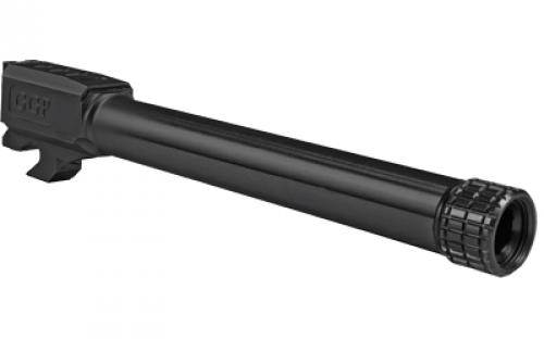 Grey Ghost Precision GGP320 Full Size, Match Grade Barrel, Fits Sig Sauer P320 Full Size, 9MM, Threaded, 1/2 x 28 RH, 416R Stainless Steel, Black Nitride Finish BARREL-P320F-T-BN