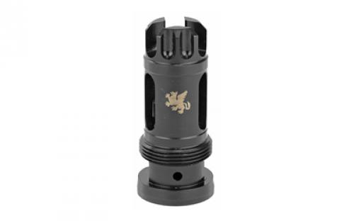 Griffin Armament Flash Compensator, 1/2 x 28 RH, 556NATO, Black Finish TFC556-12