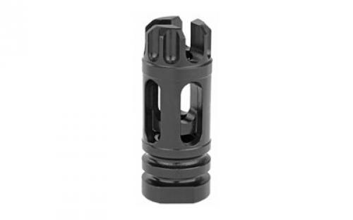 Griffin Armament M4SD Flash, Compensator, 556NATO, Black, 1/2X28, Griffin M4SD Series of Silencers XHP556FC