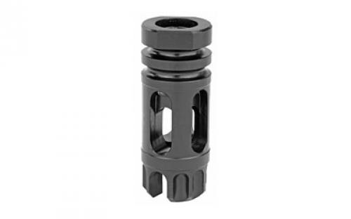 Griffin Armament M4SD Flash, Compensator, 556NATO, Black, 1/2X28, Griffin M4SD Series of Silencers XHP556FC