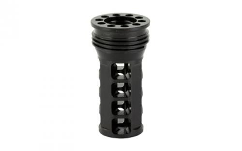 HUXWRX Safety Company Muzzle Brake-QD, 7.62MM, 5/8X24, Black, Fits HuxWrx/OSS Suppressors 1574