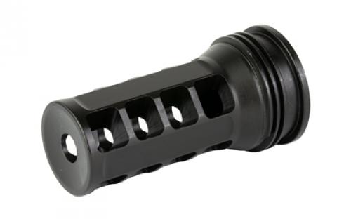 HUXWRX Safety Company Muzzle Brake-QD, 223 Remington/556NATO, Black, 1/2X28, Fits HuxWrx/OSS Suppressors 1599