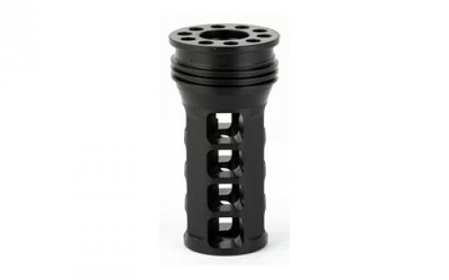 HUXWRX Safety Company Muzzle Brake-QD, 7.62MM, Black, 1/2X28, Fits HuxWrx/OSS Suppressors 1628