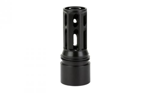 HUXWRX Safety Company Flash Hider-QD, 7.62MM, Black, M26X1.5 LH, Fits HuxWrx/OSS Suppressors 1912