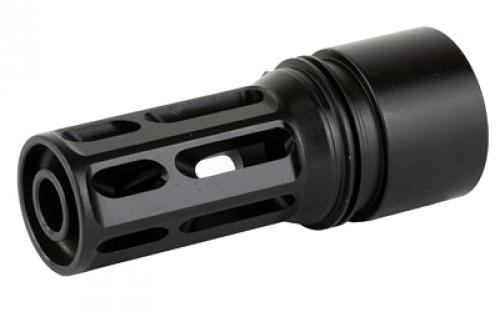 HUXWRX Safety Company Flash Hider-QD, 7.62MM, Black, M26X1.5 LH, Fits HuxWrx/OSS Suppressors 1912