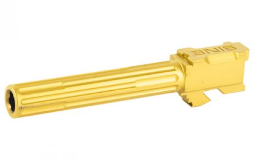LanTac USA LLC 9INE, Barrel, 9MM, Bronze, 1:10, Fluted, Fits Glock 17 01-GB-G17-NTH-BRNZ