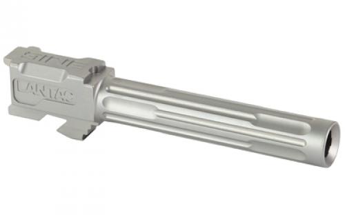 LanTac USA LLC 9INE, Barrel, 9MM, Stainless, 1:10, Fluted, Fits Glock 17 01-GB-G17-NTH-SS